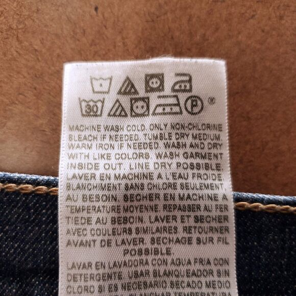 Levi's 512 Jeans Women 16M Dark Wash Bootcut Perfectly Slimming Western Rodeo - Picture 11 of 12